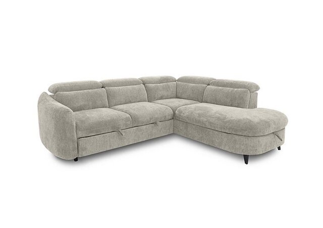 Snooze Right Hand Facing Corner Sofa Bed with Chaise End Storage