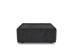 Bellissimo Square Glass Top Table - Black & Gold