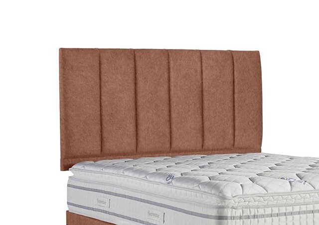 Sleepeezee - Spire Strutted Headboard - Small Double - Burnt Orange
