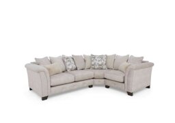 Aura Scatter Back Right Hand Facing Corner Sofa - Enzo Cream