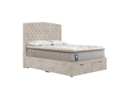 Sealy - Ashton Ottoman Divan Set - Double - Velvet Dove