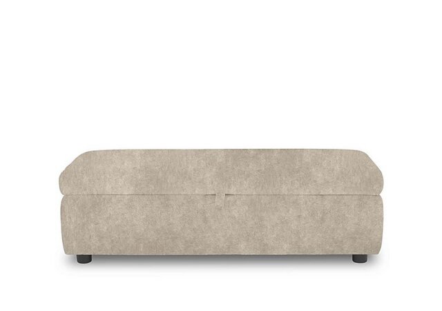 Stark 150cm Fabric Blanket Box - Cream - Bedroom Furniture - In Time for Christmas