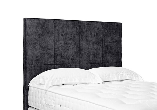 Artisan Collection Elwood High Floor Standing Headboard - Small Double - Daytona Coal