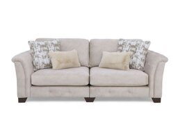 Aura 4 Seater Classic Back Split Frame Sofa - Enzo Cream