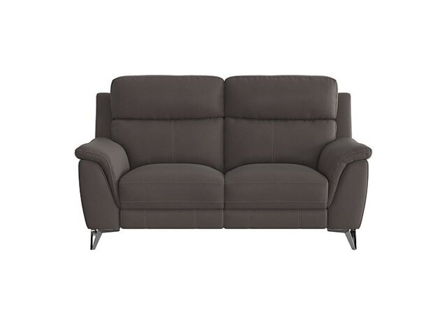 Contempo 2 Seater Fabric Power Recliner Sofa - Dark Grey