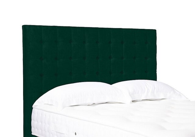 Artisan Collection Dot Medium Floor Standing Headboard - Single - Plush Emerald