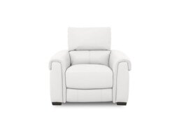 World of Leather - Nixon NC Leather Chair - NC Star White