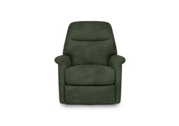 Compact Collection Lille Fabric Rocker Swivel Chair with Power Recliner - Olive Green