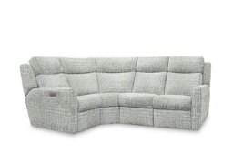 G Plan - Wren Small Fabric Corner Sofa with Power Recliner - Shore Oatmeal - Sofas and Armchairs