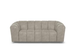 Rhianna Large 2 Seater Fabric Sofa - Marble Cream