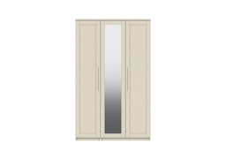 London Bedrooms - Fenchurch 3 Door Wardrobe with Mirror - Champagne