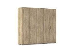 Rauch - Cadre 251cm 5 Door Hinged Wardrobe - Sonoma Oak