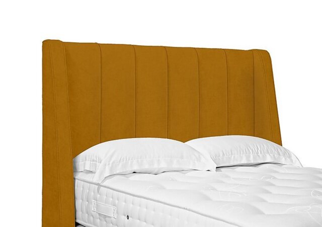 Artisan Collection Alden High Floor Standing Headboard - Super King - Plush Corn