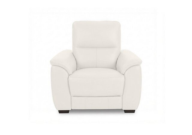 World of Leather - Saffron Leather Chair - BV Star White