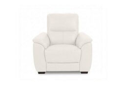 World of Leather - Saffron Leather Chair - BV Star White