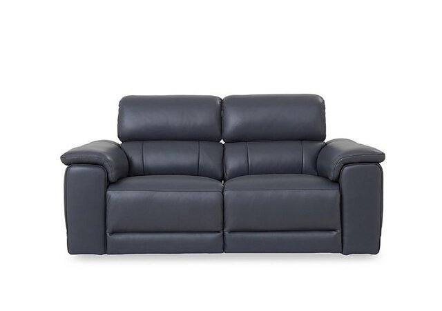Genius Leather 3 Seater Power Recliner Sofa with Power Headrests - Lavender