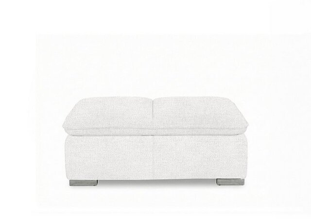 Edison Fabric Storage Chair Stool - Frost
