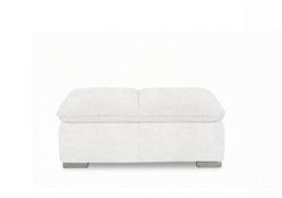 Edison Fabric Storage Chair Stool - Frost