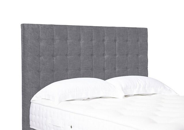 Artisan Collection Dot Medium Floor Standing Headboard - Double - Aston Steel