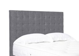 Artisan Collection Dot Medium Floor Standing Headboard - Double - Aston Steel