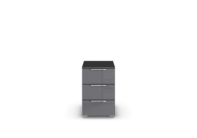 Rauch - Cairns 3 Drawer Bedside Cabinet - Graphite