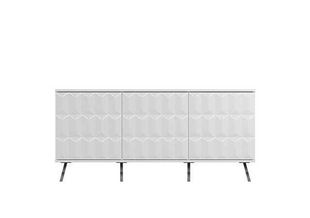 Alpha 3 Door Sideboard with SMART LED Lighting - White
