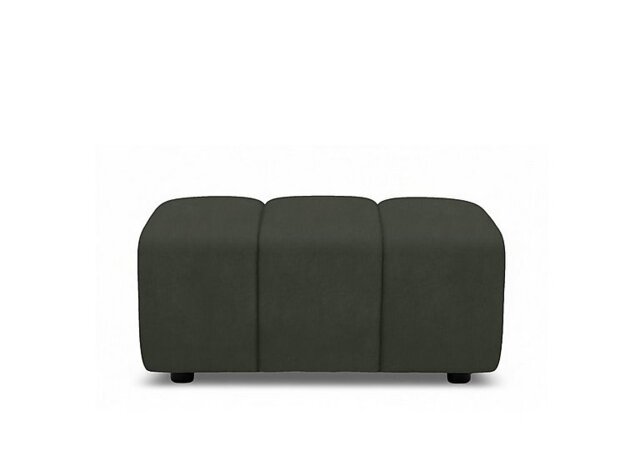 Rhianna Large Fabric Footstool - Manhattan Pine