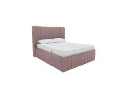 Eira Low Foot End Ottoman Bed Frame - Double - Velvet Lilac