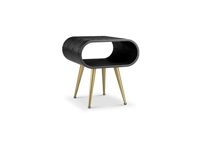 Nina Side Table - Black & Gold