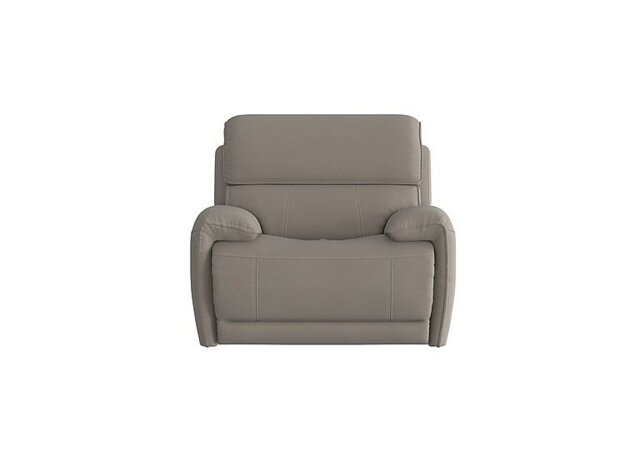 Link Fabric Power Recliner Armchair with Power Headrests - Silver