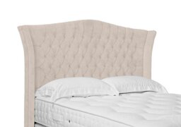 Artisan Collection Haven High Floor Standing Headboard - Double - Sandstone Pearl