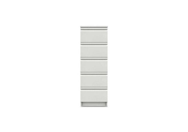 London Bedrooms - Kings Cross 5 Drawer Tallboy - White