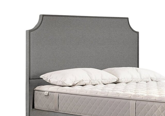 Sealy - Tate Floor Standing Headboard - Double - Wool Silver Fox