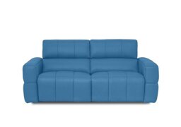 Cube Leather 3 Seater Power Recliner Sofa with Power Headrests