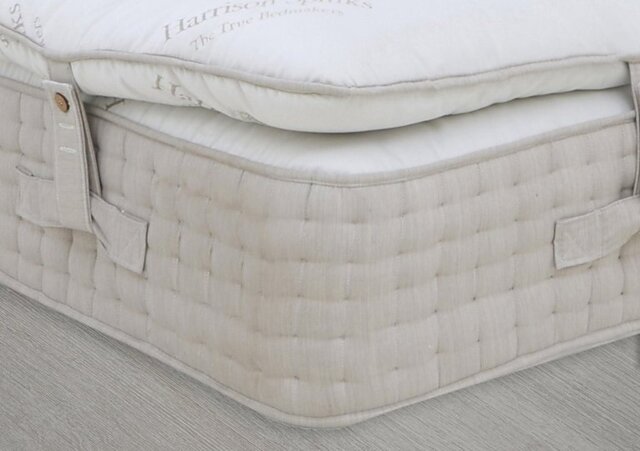 Harrison Spinks - Pure Elegance Firm Mattress with Removable Firm Mattress Topper - Super King
