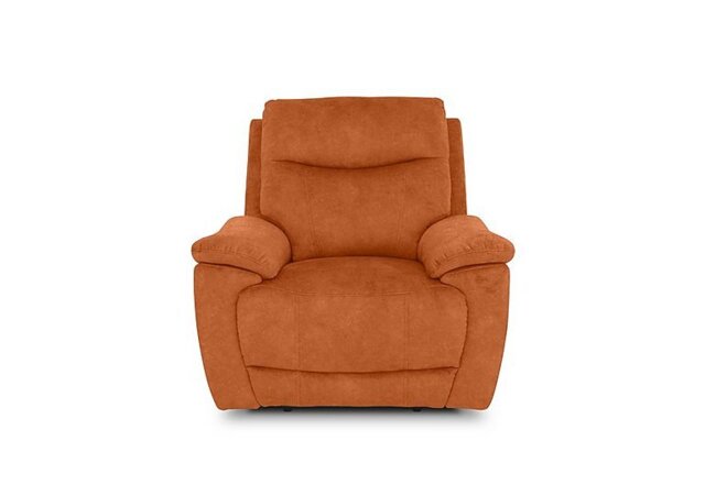 Sloane Fabric Power Recliner Chair with Power Headrest - Dexter Pumpkin