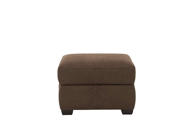 Optimus Fabric Storage Footstool - Hazelnut