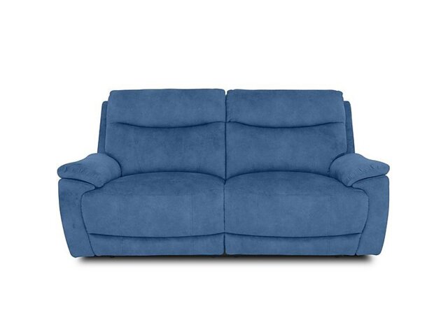 Sloane Fabric 3 Seater Power Recliner Sofa with Power Headrests - Dexter Wave