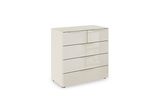 Rauch - Haven 3+2 Drawer Chest with Glass Top and Front