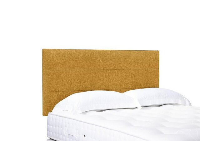 Artisan Collection Natsu Standard Strutted Headboard - King Size - Tweed Mustard