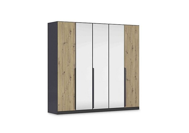 Rauch - Leon 226cm 5 Door Hinged Décor Wardrobe with Mirror Doors