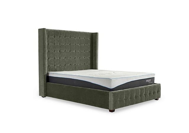 Carrie 160cm Winged Headboard Manual Ottoman Bed Frame with Matching Footboard - Bedroom Furniture - In Time for Christmas