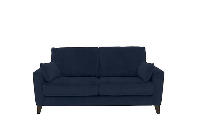 Ideal Home - Brondby 2 Seater Fabric Sofa - R330 Steel Blue