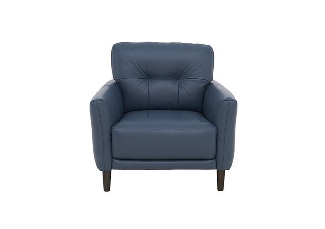 World of Leather - Uno BV Leather Chair - BV Ocean Blue