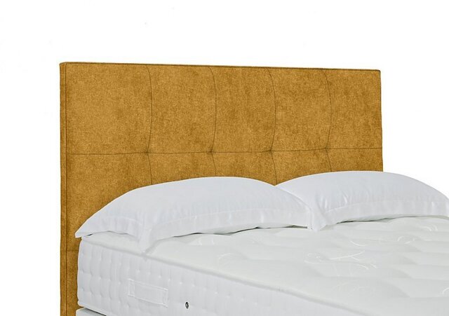 Artisan Collection Stratton Standard Floor Standing Headboard - King Size - Tweed Mustard