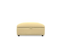 Parker Knoll - Hudson 23 Leather Storage Stool - Como Cream