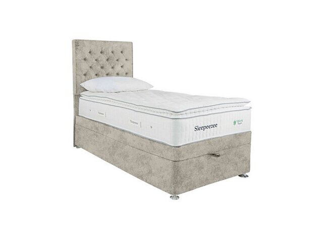 Sleepeezee - Natural Touch 3000 Pillowtop End Ottoman Divan Set - Single - Daytona Stone