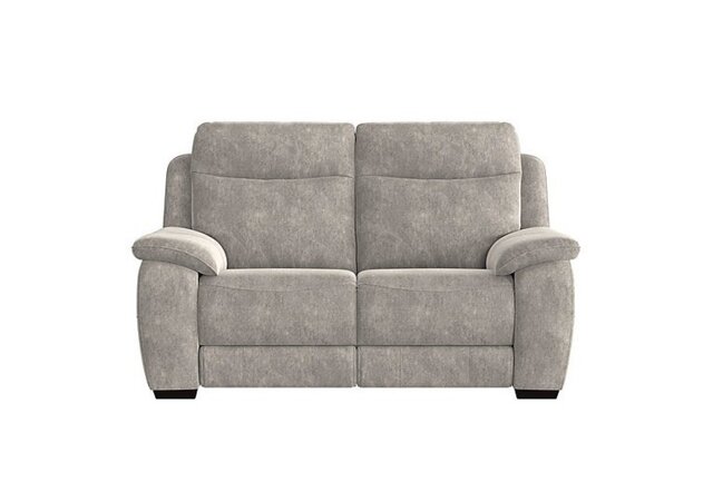 Starlight Express 2 Seater Fabric Recliner Sofa with Power Headrests - Grey
