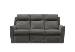 G Plan - Wren 3 Seater Fabric Recliner Sofa with Headrests and Power Lumbar - Victoria Slate