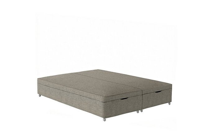 Vispring - Europa End Lift Ottoman Divan Base - King Size - Boucle Stone